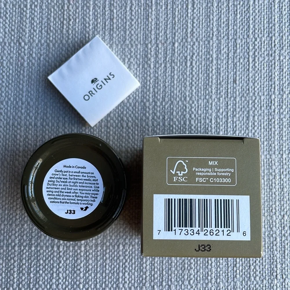 ORIGINS Plantscription Wrinkle Correction Eye Cream with Encapsulated Retinol